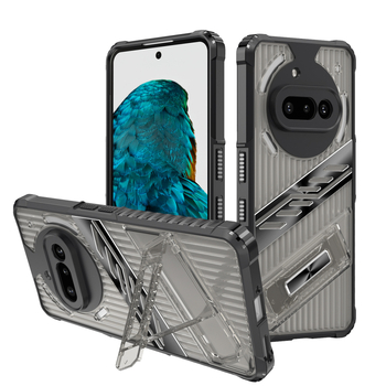 Θήκη Nothing Phone — μαλακό περίβλημα PC, με έγχυση, προστασία από πτώσεις, διαφανές στήριγμα