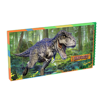 Динозавър 3D пластмасов пъзел-блокчета, DIY, за деца на възраст 7–14 години