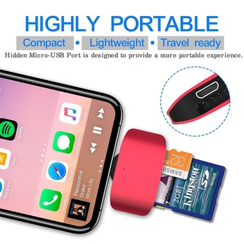 HOTCATS MK01 USB Type-C viacúčelový čítač kariet SD/TF – 3.0 rozhranie, určený pre počítač aj mobilný telefón