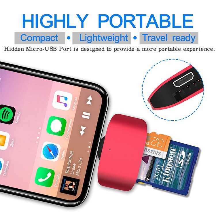 HOTCATS MK01 USB Type-C viacúčelový čítač kariet SD/TF – 3.0 rozhranie, určený pre počítač aj mobilný telefón