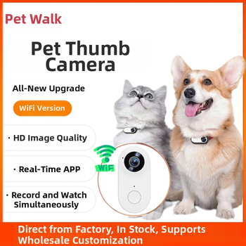 Камера за домашни любимци AL1001 с перспектива на котки и кучета — спортна камера, ABS корпус, 2.0 MP, персонализирано лого, 120 минути живот на батерията