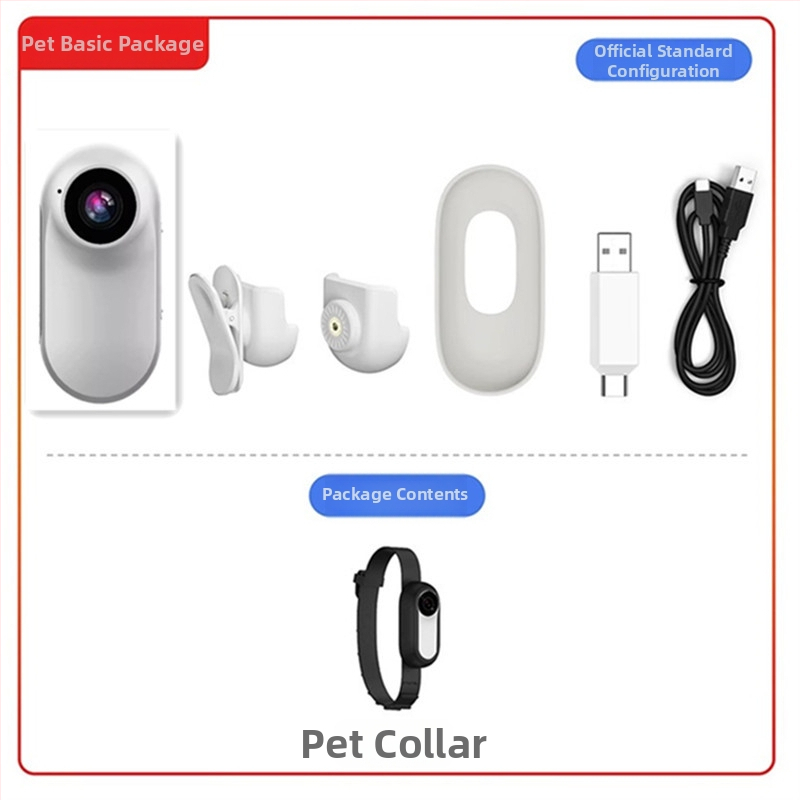 Камера за домашни любимци AL1001 с перспектива на котки и кучета — спортна камера, ABS корпус, 2.0 MP, персонализирано лого, 120 минути живот на батерията