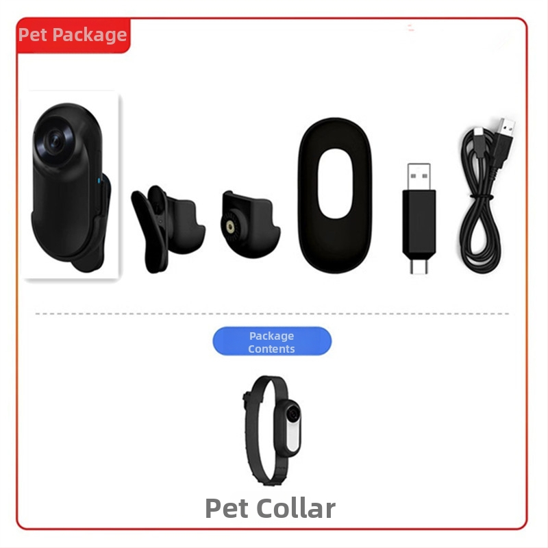 Камера за домашни любимци AL1001 с перспектива на котки и кучета — спортна камера, ABS корпус, 2.0 MP, персонализирано лого, 120 минути живот на батерията