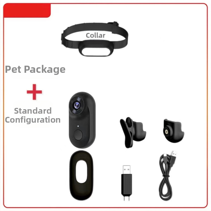 Камера за домашни любимци AL1001 с перспектива на котки и кучета — спортна камера, ABS корпус, 2.0 MP, персонализирано лого, 120 минути живот на батерията