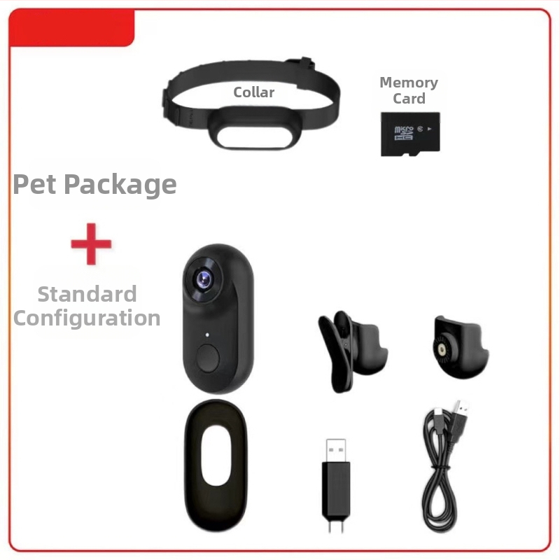 Камера за домашни любимци AL1001 с перспектива на котки и кучета — спортна камера, ABS корпус, 2.0 MP, персонализирано лого, 120 минути живот на батерията