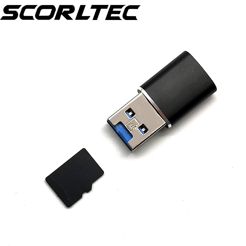 TF čitač kartica USB 3.0, podrška TF/mikroSD, metalno kućište, jednoportni dizajn, IC GL3224