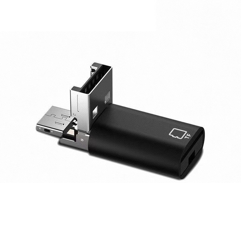 TF čitač kartica 2 u 1 s USB, Type-C i Lightning sučeljima za mobitele i tablete