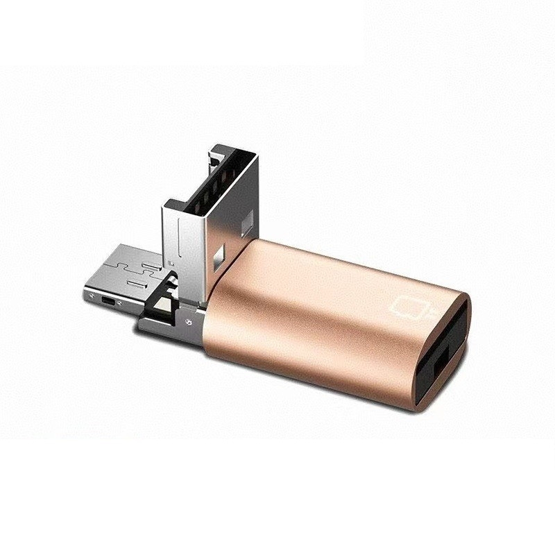 TF čitač kartica 2 u 1 s USB, Type-C i Lightning sučeljima za mobitele i tablete