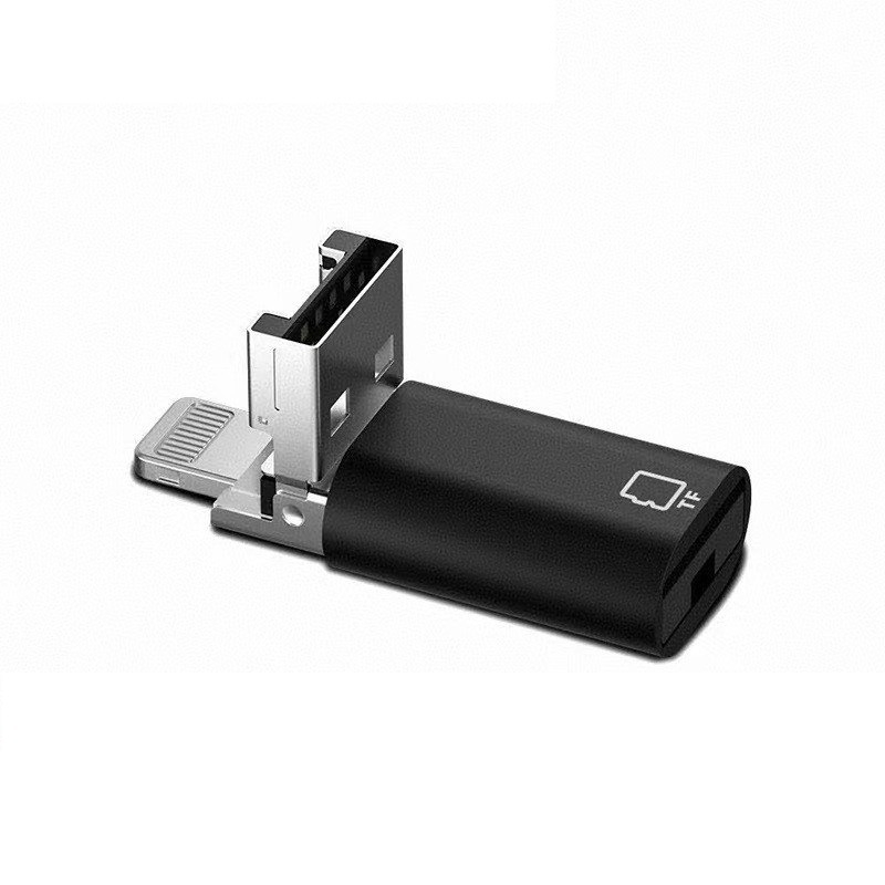 TF čitač kartica 2 u 1 s USB, Type-C i Lightning sučeljima za mobitele i tablete