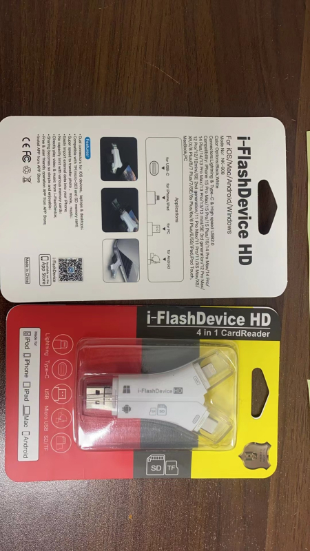 Mini OTG 4-in-1 čitač kartica za Apple uređaje — USB 2.0 podrška SD/TF