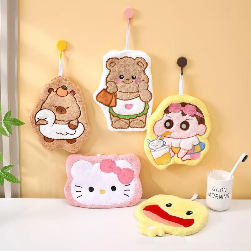 Pakabinamas virtuvės rankšluostis su siuvinėtu ornamentu, koralinis flisas, 120d siūlai, 30-50 g, pritaikomas