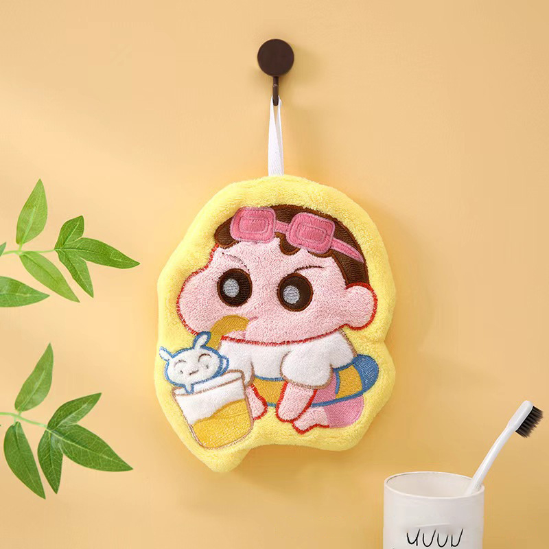 Pakabinamas virtuvės rankšluostis su siuvinėtu ornamentu, koralinis flisas, 120d siūlai, 30-50 g, pritaikomas