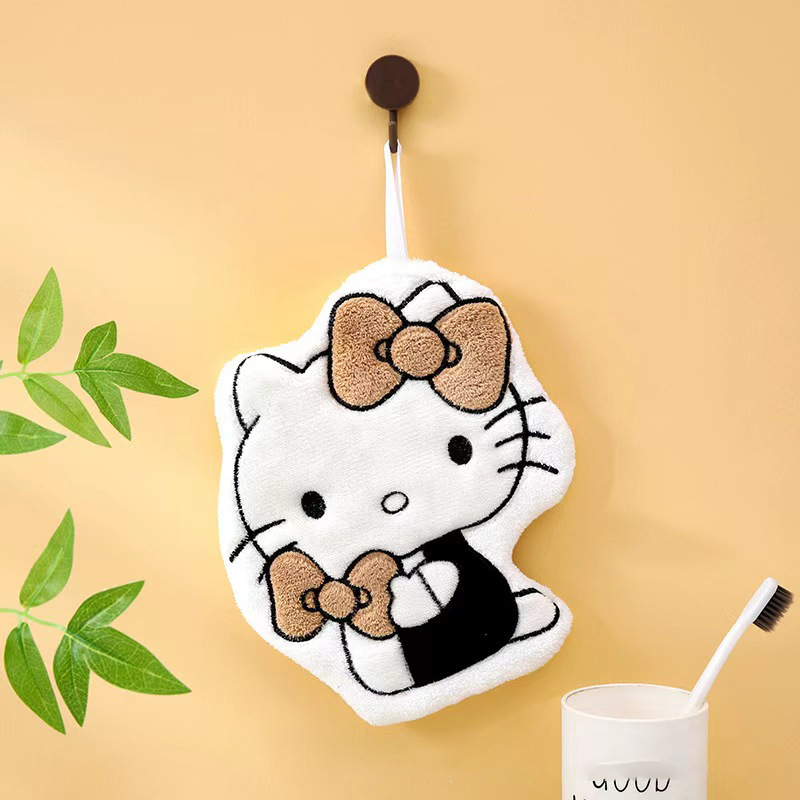 Pakabinamas virtuvės rankšluostis su siuvinėtu ornamentu, koralinis flisas, 120d siūlai, 30-50 g, pritaikomas