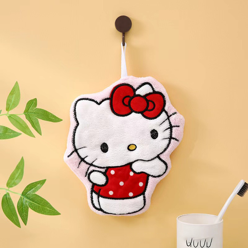 Pakabinamas virtuvės rankšluostis su siuvinėtu ornamentu, koralinis flisas, 120d siūlai, 30-50 g, pritaikomas