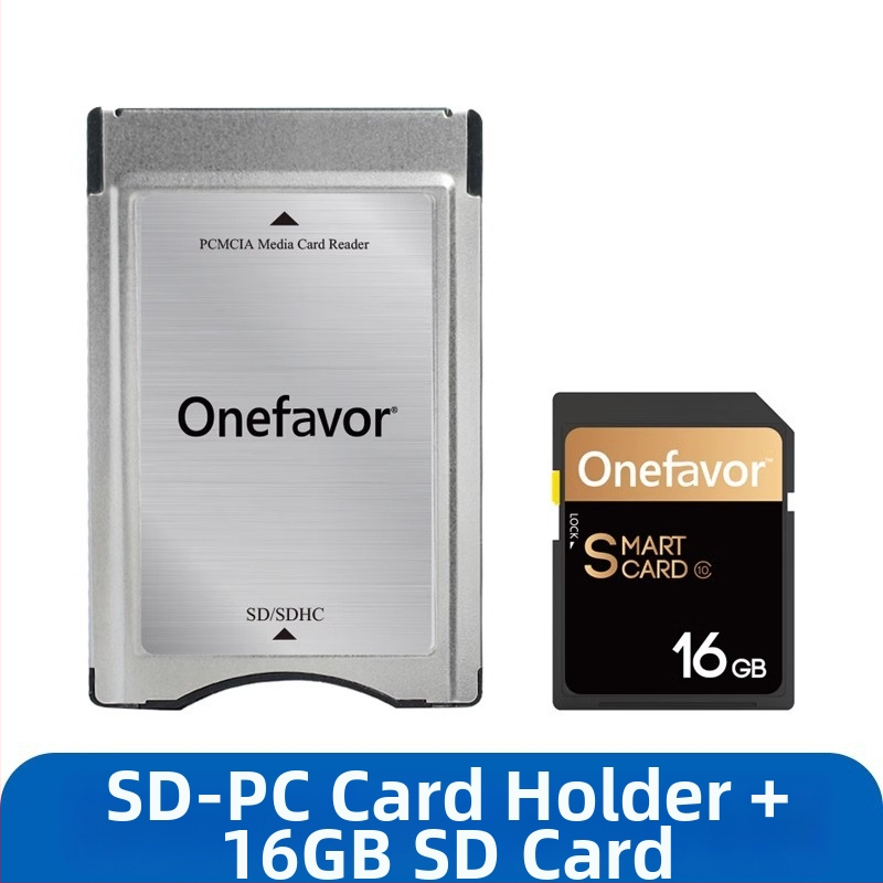 PCMCIA SD Čítačka kariet – adaptér CF na PC Card Sleeve, Plastový, 15 g, Vonkajšia inštalácia