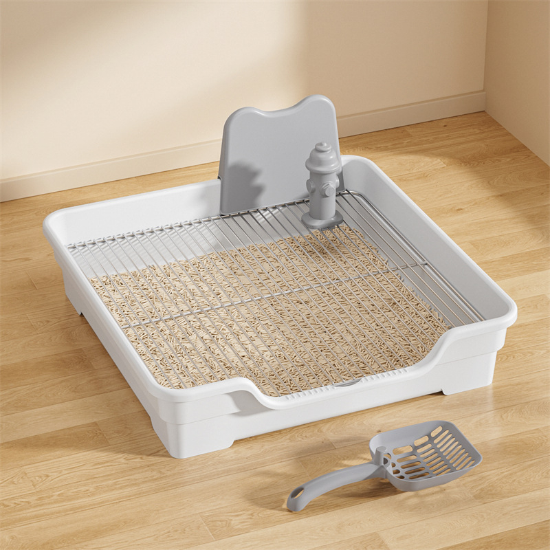 Κουτί τουαλέτας σκύλου – πλαστικό και πλέγμα από ανοξείδωτο ατσάλι; Μάρκα: Άλλη; Εισαγωγή: Όχι; Δώρο: Όχι