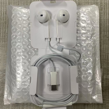 Type-C kabelis iekšējās auss austiņas, kustīga spole, 1,2 m kabelis, jutīgums 110 dB