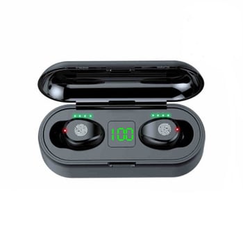 Bezdrôtové Bluetooth slúchadlá do uší, potlačenie šumu, Bluetooth 5.0, bezdrôtové nabíjanie, IPX5, výdrž batérie 4–8 h