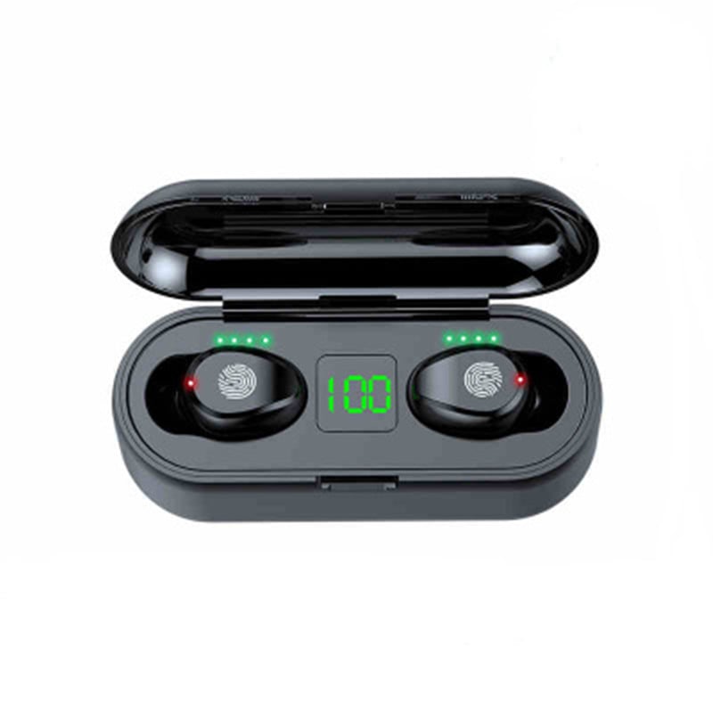Bezdrôtové Bluetooth slúchadlá do uší, potlačenie šumu, Bluetooth 5.0, bezdrôtové nabíjanie, IPX5, výdrž batérie 4–8 h