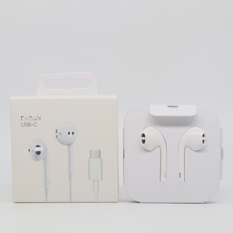 Type-C vadu austiņas Apple 7-16 Pro, in-ear, kabelis 120 cm, jutība 110 dB