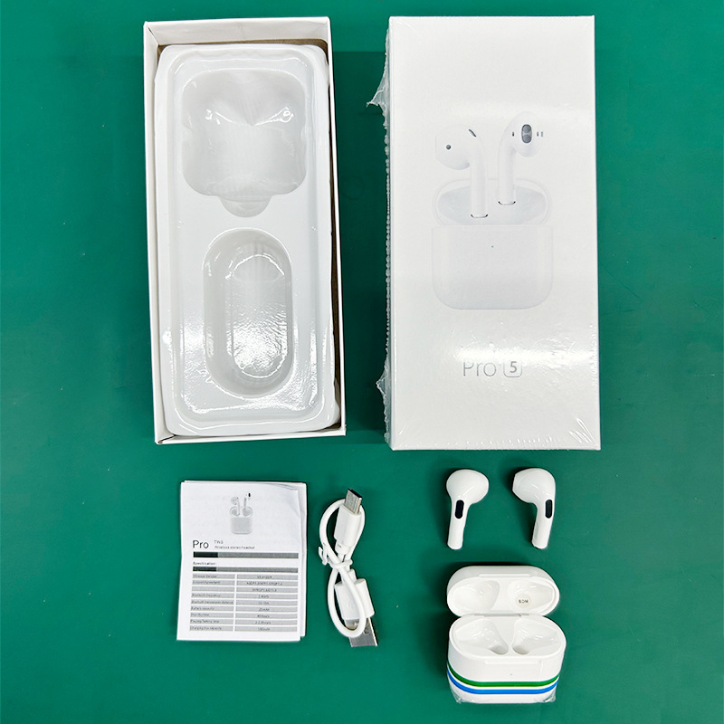 Bežične in-ear stereo slušalice Bluetooth 5.0, domet 10 m, trajanje baterije 4–8 sati, 360° surround zvuk