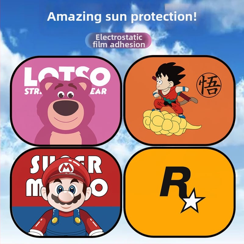 Film auto din plasă pentru protecție solară, transparent, pentru modele generale, montare de tip suspensie