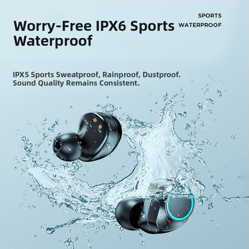 Bežične Bluetooth slušalice – In-ear; dvostrani stereo; Bluetooth 2.0; IPX-6 vodootpornost; trajanje baterije 0–4 sata. (In-ear; dvostrani stereo; Bluetooth 2.0; IPX-6; 0–4 sata.)