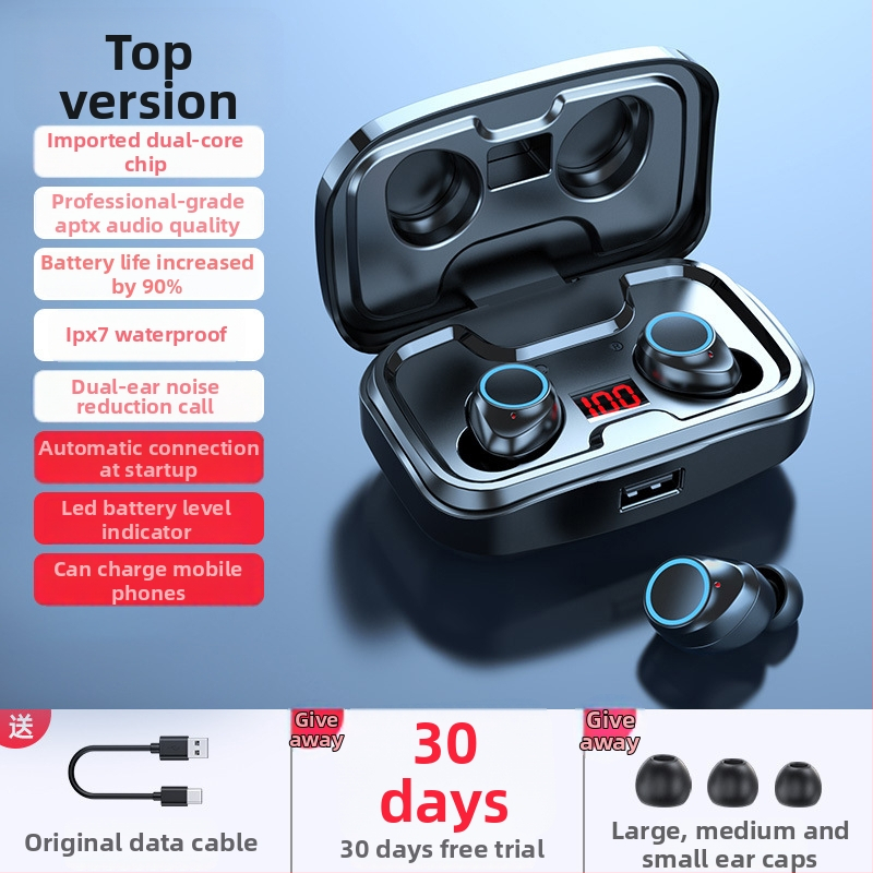Bežične Bluetooth slušalice – In-ear; dvostrani stereo; Bluetooth 2.0; IPX-6 vodootpornost; trajanje baterije 0–4 sata. (In-ear; dvostrani stereo; Bluetooth 2.0; IPX-6; 0–4 sata.)