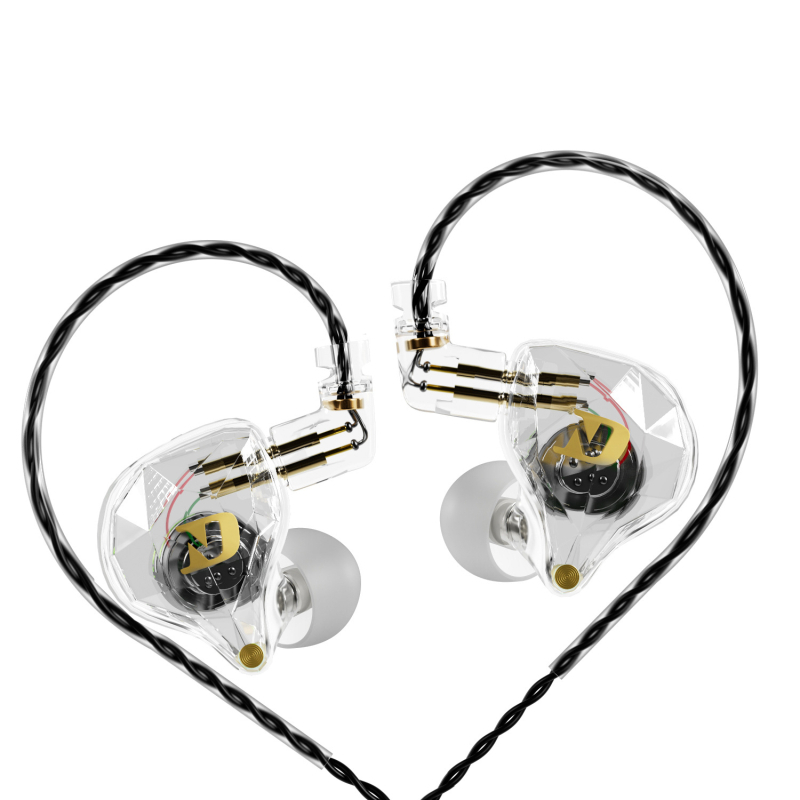 In-ear žične slušalice s izmjenjivim kabelom, mikrofon, 3,5 mm L-oblik priključak, 10 mm driver, 20–40000 Hz, 1,25 m kabel