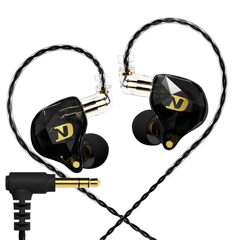 In-ear žične slušalice s izmjenjivim kabelom, mikrofon, 3,5 mm L-oblik priključak, 10 mm driver, 20–40000 Hz, 1,25 m kabel