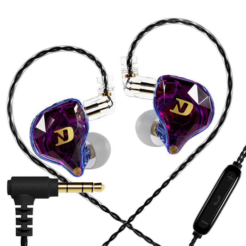 In-ear žične slušalice s izmjenjivim kabelom, mikrofon, 3,5 mm L-oblik priključak, 10 mm driver, 20–40000 Hz, 1,25 m kabel