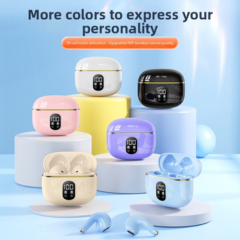 X87 in-ear Bluetooth slúchadlá s AI prekladačom, digitálny displej, nízka latencia pre hranie, Bluetooth 5.3, dosah 10 m