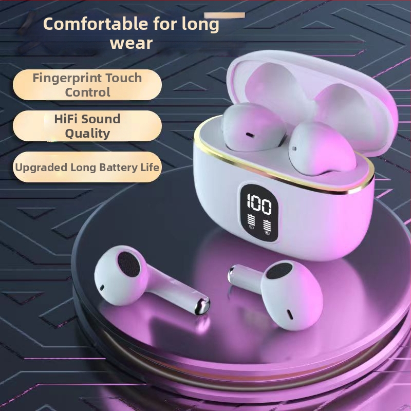 X87 in-ear Bluetooth slúchadlá s AI prekladačom, digitálny displej, nízka latencia pre hranie, Bluetooth 5.3, dosah 10 m