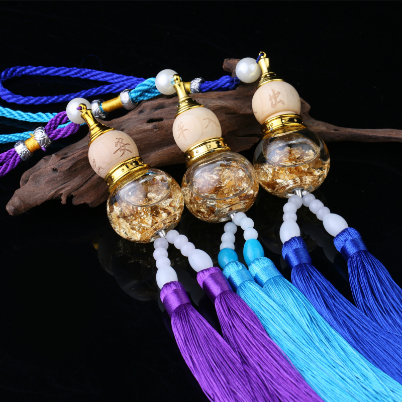 Κρεμαστό αυτοκινήτου εσωτερικού χώρου - σχήματος κολοκύθας, γυαλί, κινεζικός παραδοσιακός στυλ