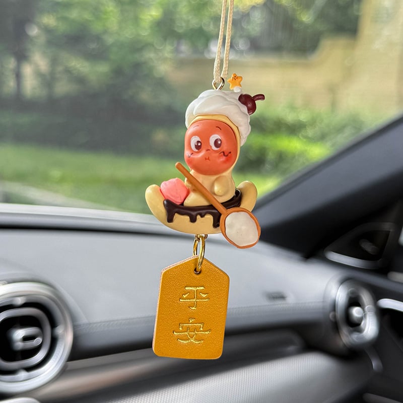 Auto privjesak u karikaturističkom stilu, od smole, za unutarnju dekoraciju, model XXRPACG