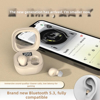 Ασύρματα Bluetooth ακουστικά SK19 με ακύρωση θορύβου, ασύρματη φόρτιση, διάρκεια μπαταρίας άνω των 8 ωρών, IPX6 αδιάβροχο, Bluetooth 5.3