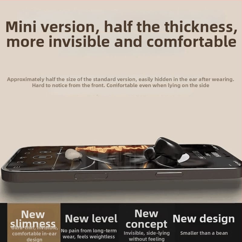 Ασύρματα Bluetooth ακουστικά SK19 με ακύρωση θορύβου, ασύρματη φόρτιση, διάρκεια μπαταρίας άνω των 8 ωρών, IPX6 αδιάβροχο, Bluetooth 5.3