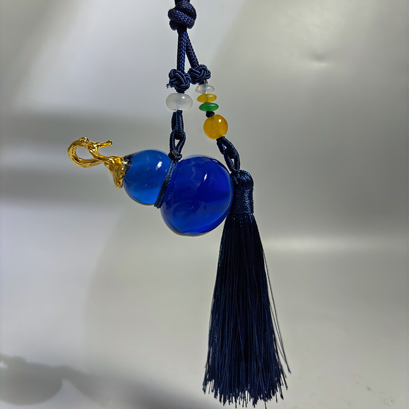 Διακοσμητικό για καθρέπτη αυτοκινήτου – κρεμαστό σε μορφή κολοκύθας από τεχνητό κρύσταλλο, προσαρμόσιμο, μοντέρνο εσωτερικό διακοσμητικό