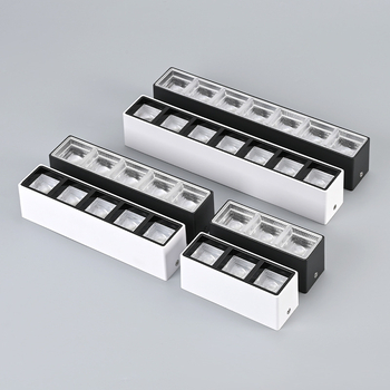 LED lineáris világításhoz való ház, felületre szerelhető, öntött alumínium test, modell Bl-surface mounted linear light, kompatibil LED 2835-ös forrás