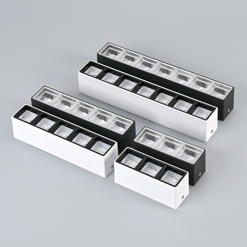 LED lineáris világításhoz való ház, felületre szerelhető, öntött alumínium test, modell Bl-surface mounted linear light, kompatibil LED 2835-ös forrás