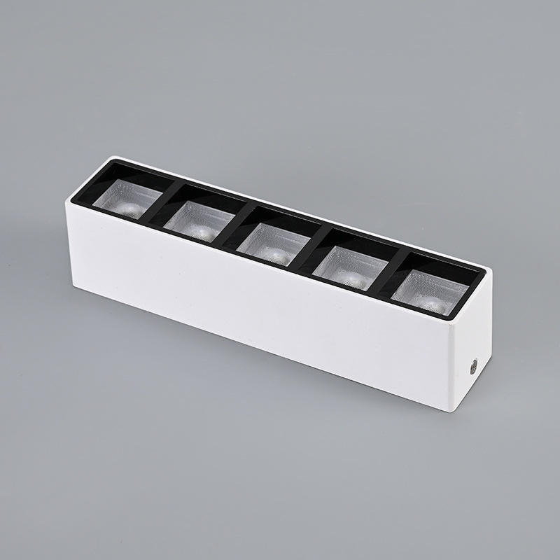 LED lineáris világításhoz való ház, felületre szerelhető, öntött alumínium test, modell Bl-surface mounted linear light, kompatibil LED 2835-ös forrás