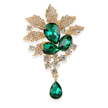 Cvjetna broš od cinkove legure, lagani luksuzni stil, unisex, za sako ili kaput, spomen i dekoracija