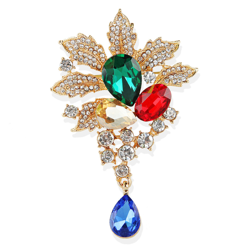 Cvjetna broš od cinkove legure, lagani luksuzni stil, unisex, za sako ili kaput, spomen i dekoracija