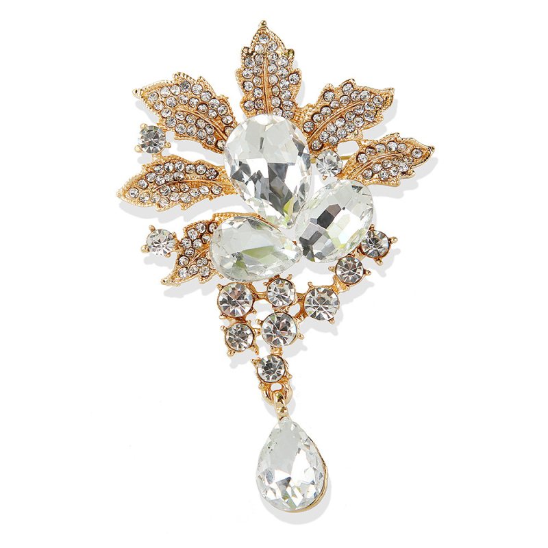 Cvjetna broš od cinkove legure, lagani luksuzni stil, unisex, za sako ili kaput, spomen i dekoracija