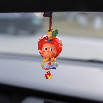 Κρεμαστό για τον καθρέφτη αυτοκινήτου, αρωματικό από ρητίνη, καρτούν στυλ, εσωτερική διακόσμηση, προσαρμόσιμο