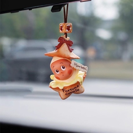 Κρεμαστό για τον καθρέφτη αυτοκινήτου, αρωματικό από ρητίνη, καρτούν στυλ, εσωτερική διακόσμηση, προσαρμόσιμο