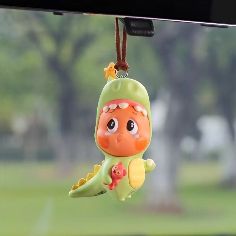 Κρεμαστό για τον καθρέφτη αυτοκινήτου, αρωματικό από ρητίνη, καρτούν στυλ, εσωτερική διακόσμηση, προσαρμόσιμο