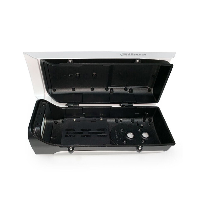 Gun-stila uzraudzības kameras korpuss – alumīnija sakausējums, ārējā lietošanā, ūdensizturīgs un putekļu izturīgs, 2× M20 kabelu caurlaides, darba temperatūra -40°C līdz 60°C