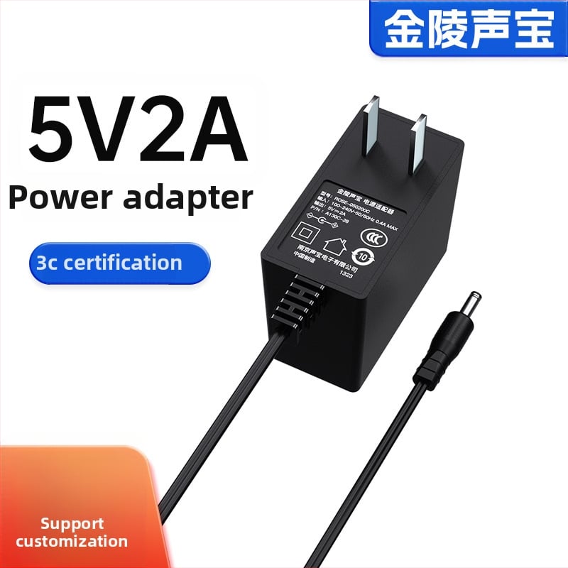 Toiteadapter ROSE-050200C, väljund 5V 2A, sisend 100-240V, 3C sertifikaat, OEM saadaval
