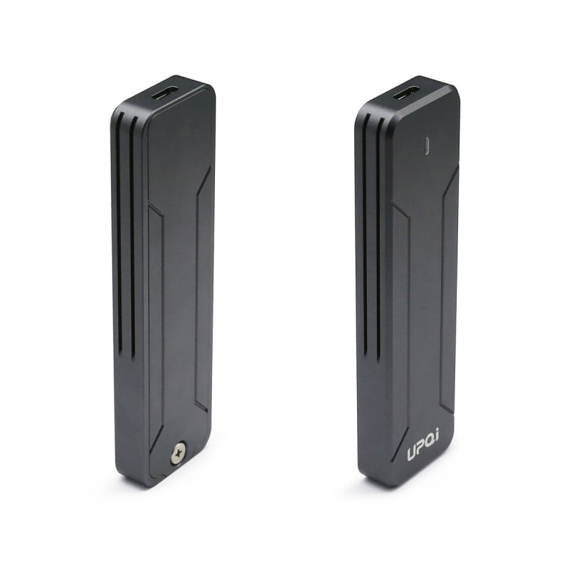 NVMe M.2 външен корпус за SSD, двоен протокол, USB 3.2 Type-C, алуминиев корпус, модел S-N0C2/3